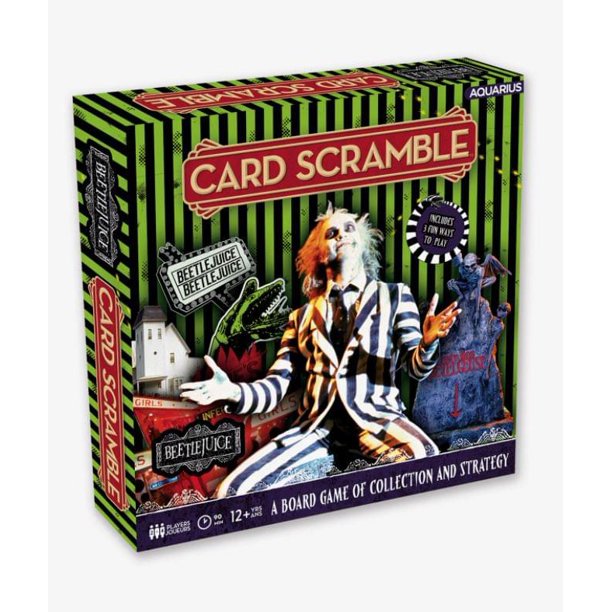 Beetlejuice Card Scramble Board Game | For 2-4 Players