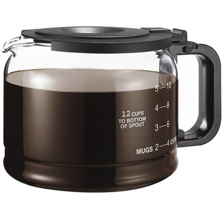 - Medelco Glass 12 Cup Traditional Style Universal Replacement Coffee Carafe