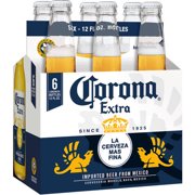 Corona Extra Beer, 6 pack, 12 fl oz