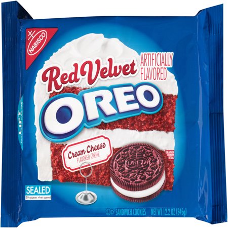 (2 Pack) Nabisco Oreo Sandwich Cookies Red Velvet, 12.2