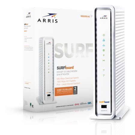 ARRIS SURFboard SBG6900-AC Cable Modem with AC1900 WiFi Router ...