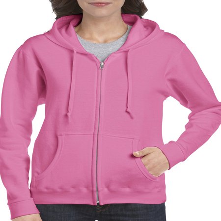 Gildan - Gildan Women's Full Zip Fleece Hoodie - Walmart.com