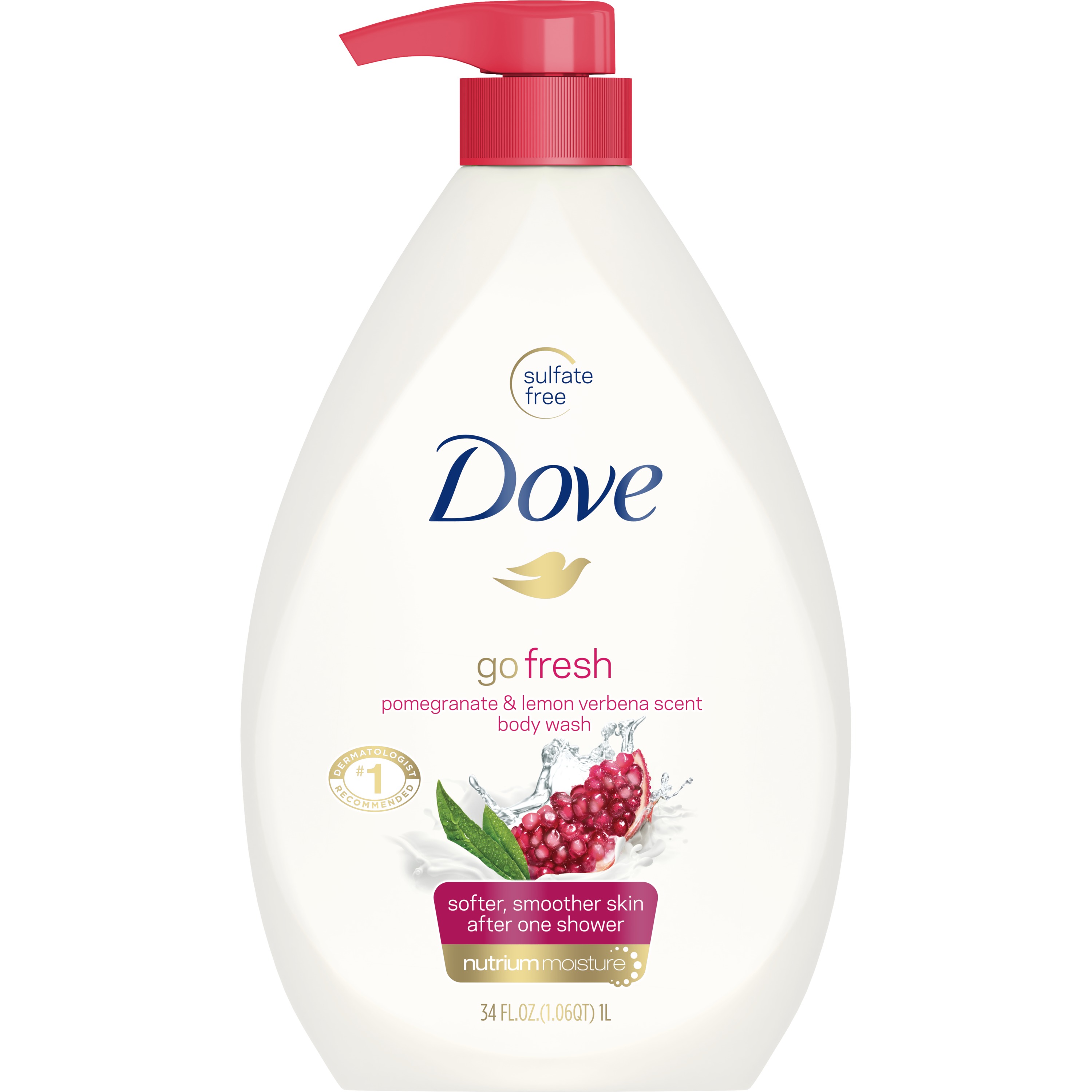 dove go fresh body wash pomegranate and lemon verbena