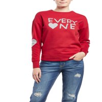 "Everyone" Long Sleeve Crew Neck Fleece Top Women's
