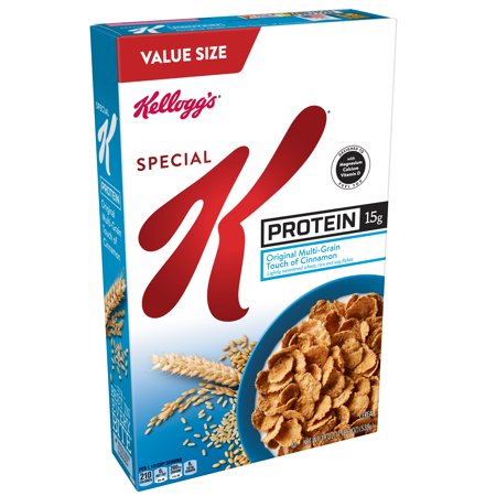 - Kellogg's Special K Breakfast Cereal, Protein, 19 Oz