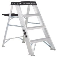 Louisville Ladder 4-foot Aluminum Stepladder, 250-Pound Capacity, Type I, W-2112-04S
