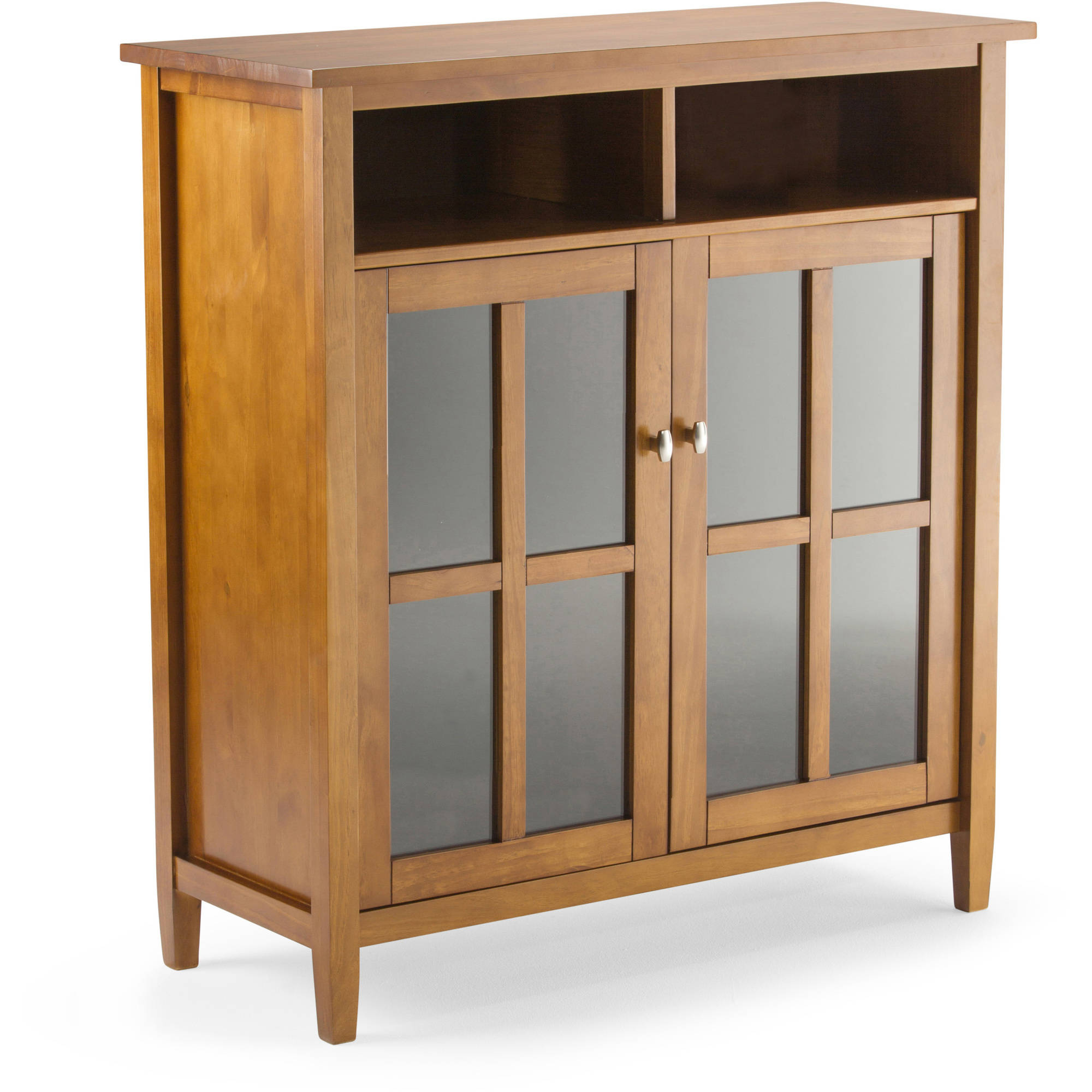 Brooklyn + Max Lexington Honey Brown Medium Storage Media Cabinet and Buffet for TVs up to 42''