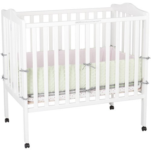 Delta Children Folding Portable Crib With Mattress Walmart