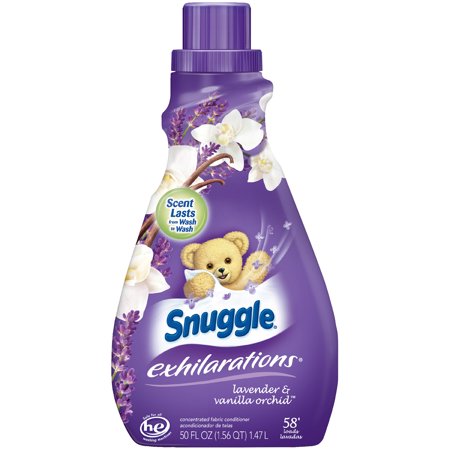 Snuggle Exhilarations Liquid Fabric Softener, Lavender & Vanilla Orchid ...