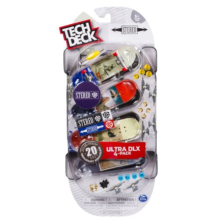 Dunlop Fingerboard - Tech Deck - 96mm Fingerboards - 4-Pack – Stereo
