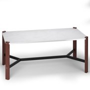 Faux Marble Top Coffee Tables Gymax Coffee Table Accent Tail White Faux Marble Top Living Room Furniture