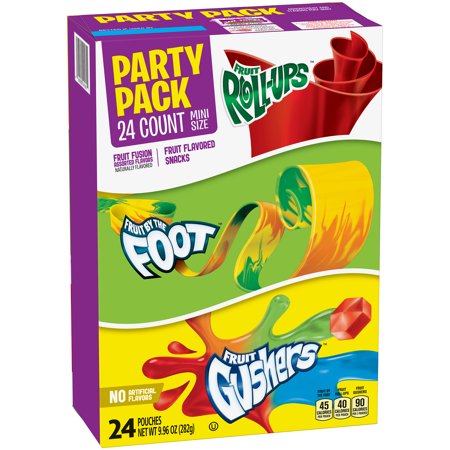 Betty Crocker Party Pack Variety Pack of Mini Size Fruit Roll-Ups