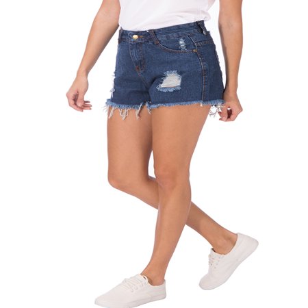 - SAYFUT Women's Summer Jean Shorts Destroyed Ripped Frayed Hem Hight Waist Casual Denim Short Plus Size L-4XL