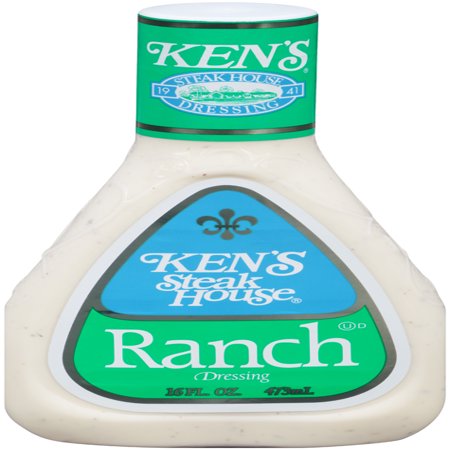- (3 Pack) Ken's Steakhouse Dressing, Ranch, 16 Fl Oz