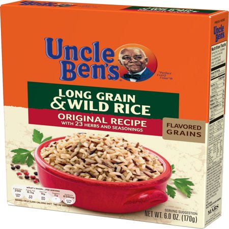 UNCLE BEN'S Flavored Grains: Long Grain & Wild, 6oz - Walmart.com