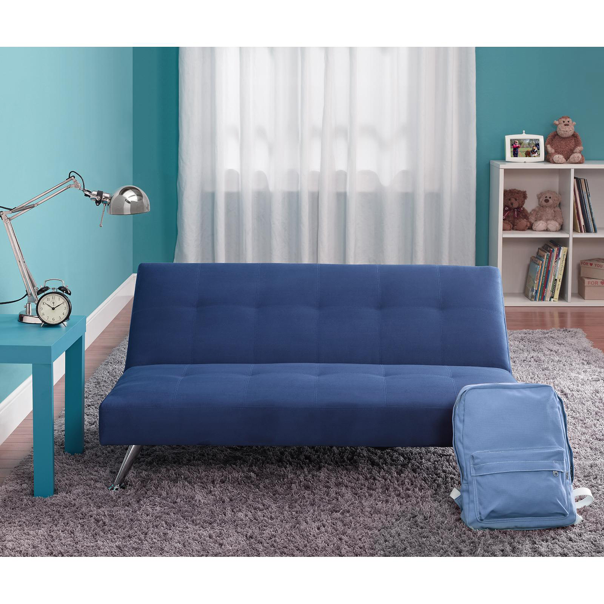 Piccolo Junior Microfiber Sofa Lounger, New Blue