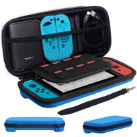 TSV Travel Carrying Case Hard Shell Case w/ 8 Card Slots Full Protection For Nintendo Switch Console