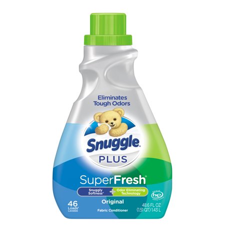 Snuggle Plus Super Fresh Liquid Fabric Softener With Odor Eliminating ...