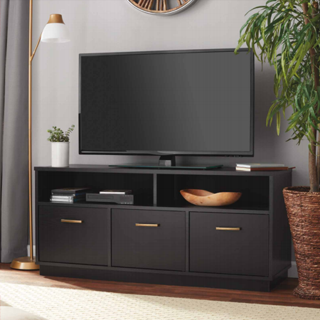 - Mainstays 3-Door TV Stand Console for TVs up to 50