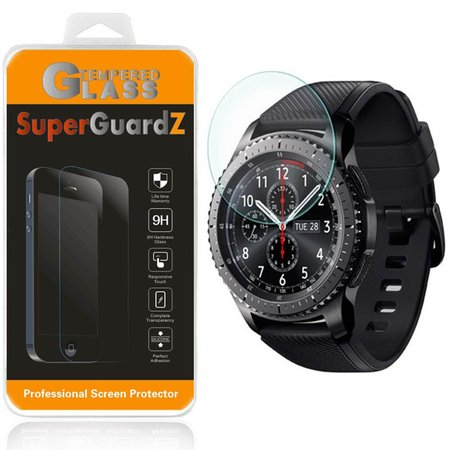 [3-Pack] For Samsung Gear S3 Frontier - SuperGuardZ Tempered Glass Screen Protector, 9H, Anti-Scratch, Anti-Bubble,