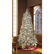Holiday Time Artificial Christmas Trees Pre-Lit 7.5' Flocked Holiday Time Artificial Christmas Trees Pre-Lit 7.5' Flocked Artificial Tree, Clear Lights - Holiday Time Artificial Christmas Trees Pre-Lit 7.5' Flocked
