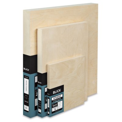 - Blick Studio Artists' Wood Panels - Gallery Cradle, 3