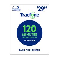 TracFone $29.99 Basic Phone 120 Minutes Plan (Email Delivery)