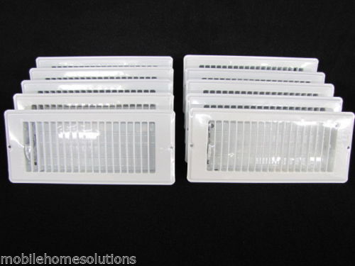 House Rv 2 X 12 Brown Metal Floor Vents For Mobile Home Lot Of 30