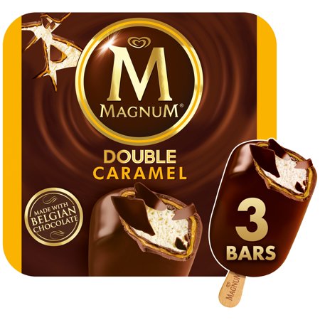 Magnum Ice Cream Bars Double Caramel Made With Belgian Chocolate 3 Count Magnum Ice Cream Bars Double Caramel Made With Belgian Chocolate 3 Count