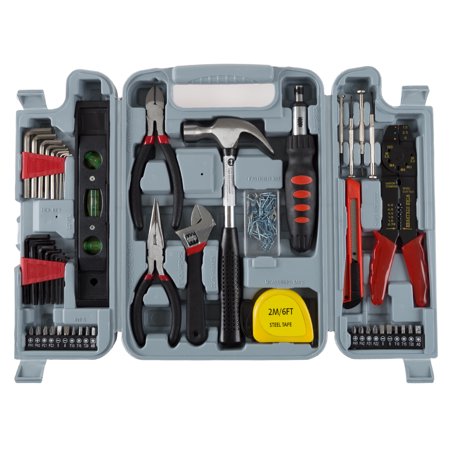 Stalwart 130 Piece Household Hand Tool Set (Best Home Improvement Tools)