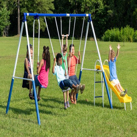 XDP Recreation Play All Day Metal Swing Set - Walmart.com