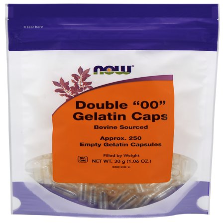 000 Capsules - NOW Supplements, Empty Capsules, Double