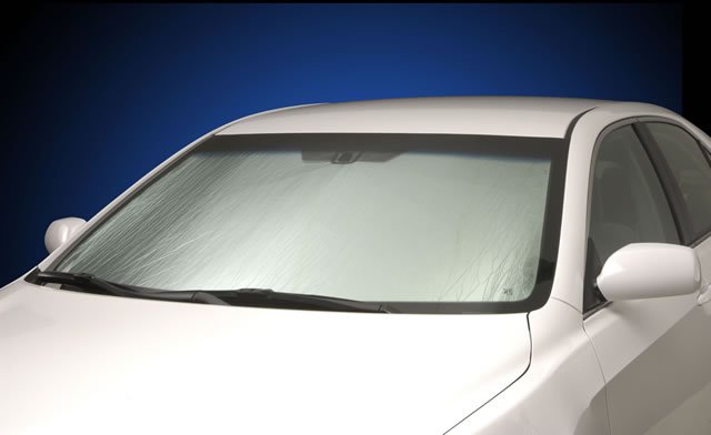 Intro-Tech Silver Custom Car Sunshade For 2011 - 2015 Land Rover LR2 (Best Cam For Ls2)