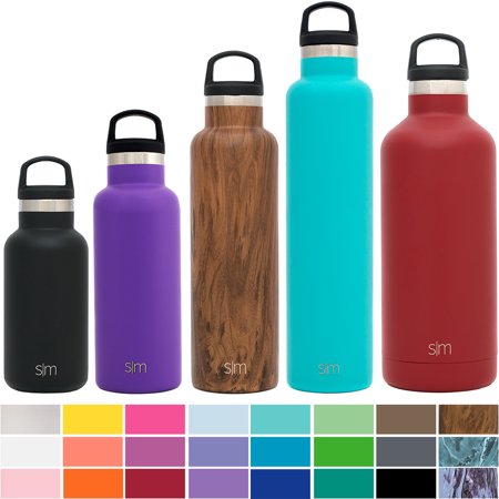 Simple Modern Ascent Water Bottle - Narrow Mouth, Vacuum Insulated, 18/8 Stainless Steel - 5 Sizes, 30+ Colors