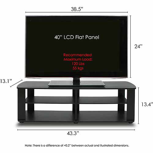 The Low Rise Entertainment Center TV Stand, Multiple Colors