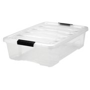 clear plastic storage bins