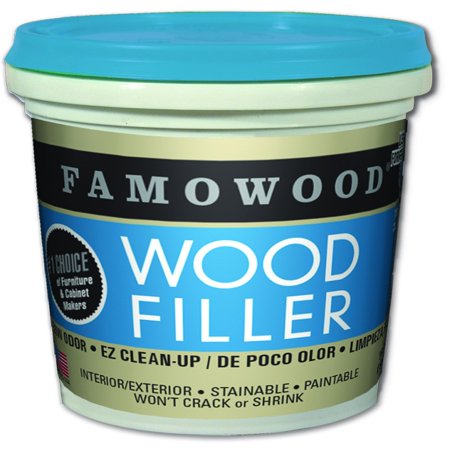 Famowood Wood Filler - FamoWood Latex Wood Filler - Pint, Oak