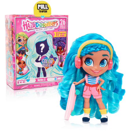 Hairdorables Collectible Dolls - Series 2 (Styles May (Best Doll For Two Year Old)