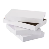 American Greetings Medium White Shirt Gift Boxes, 3ct