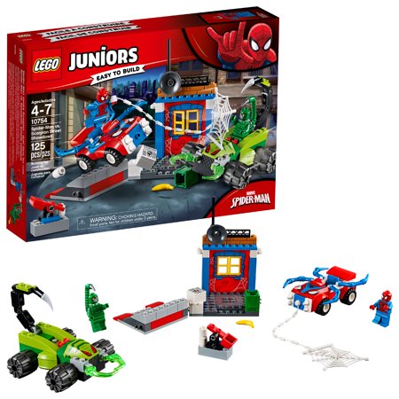 - LEGO 4+ Spider-Man vs. Scorpion Street Showdown 10754