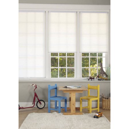 Smooth White Silk Shade - Regal Estate Cordless Pleated Light Filtering Shade, White