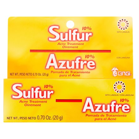 (2 pack) Grisi Sulfur Acne Treatment Ointment (Best Sulfur Acne Treatment)