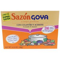 Sazon Goya with coriander and annatto. 6.33 Oz
