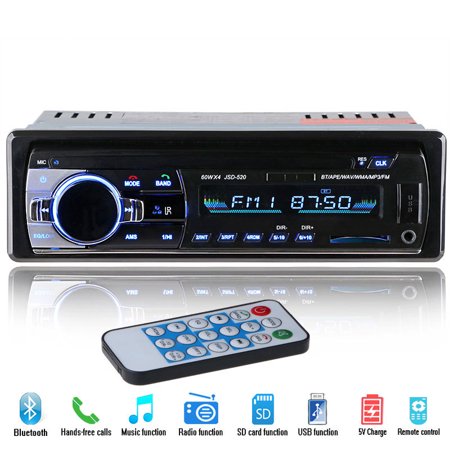 2018 New 12V Car Stereo FM Radio MP3 Audio Player Support Bluetooth Phone with USB/SD MMC Port Car Electronics In-Dash 1 (Best Chinese Car Stereo)