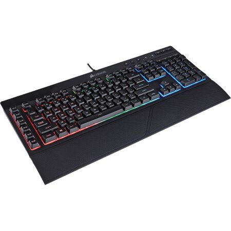 Corsair Gaming K55 RGB Keyboard, Backlit RGB LED (Best Flat Gaming Keyboard)