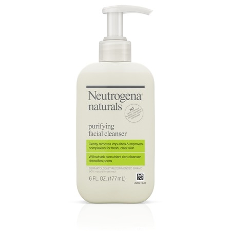 Neutrogena Naturals Purifying Face Wash with Salicylic Acid, 6 fl. (Best Salicylic Acid Body Wash)