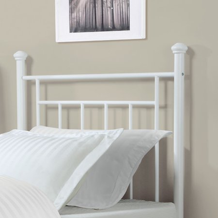 - Dorel Living Contemporary Spindle Headboard, Twin, White
