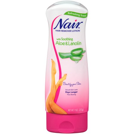 Nair Hair Aloe & Lanolin Hair Removal Lotion, 9.0