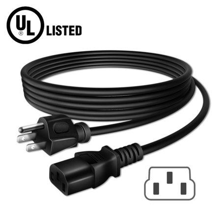 PKPOWER 5ft/1.5m UL Listed AC IN Power Cord Plug Lead for ASUS MS Widescreen LED LCD Monitor VS278Q-P VN247H-P VN247HP VN247H-P VN279Q VN279QL VN279QLB VW22AT-CSM VW193D