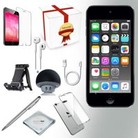 Apple iPod touch 32GB (6th Generation - Latest Model), Assorted Colors + Bluetooth Speaker + Clear Case + Screen Protector + Stand + Stylus Pen + Cloth